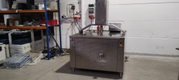 Muvero s/s double jacketed cooking vessel 400 liter with agitator